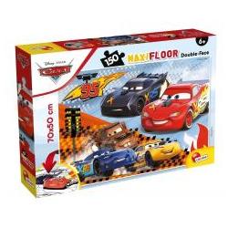 Lisciani DISNEY PUZZLE DOPPELSEITIG MAXI BODEN 150 Teile. AUTOS (150 Teile)