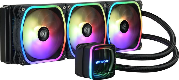 Image du produit Enermax AQUAFUSION ADV ARGB 360 AIO Watercooling CPU Intel LGA1700 AM5 Ready 350W+ TDP 3x 120mm PW