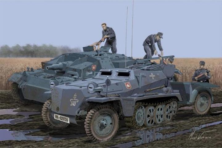 Actual product image 1:35 Sd.Kfz.252 MKW w.Sd.Ah.32/1Trail