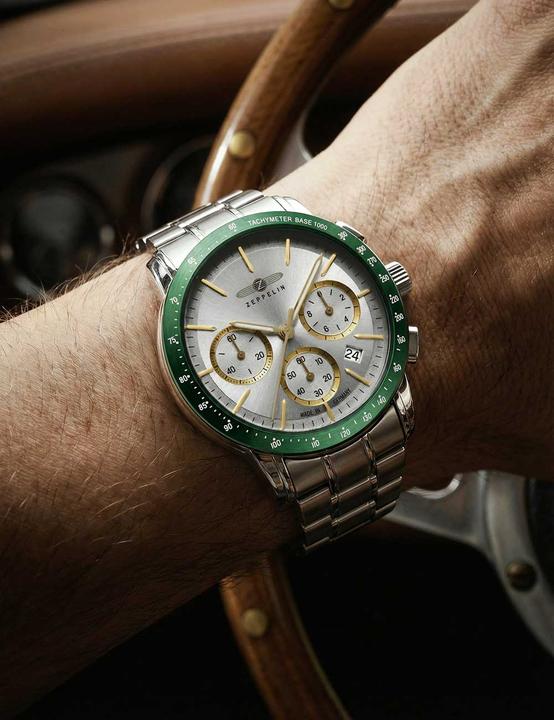 Produktbild Zeppelin New York 8878MB5 Uhr Quarz 42mm (Analoguhr, Chronograph, 42 mm)