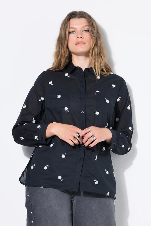 Immagine prodotto Studio Untold Camicia dal taglio squadrato con ricami floreali (58, 60)