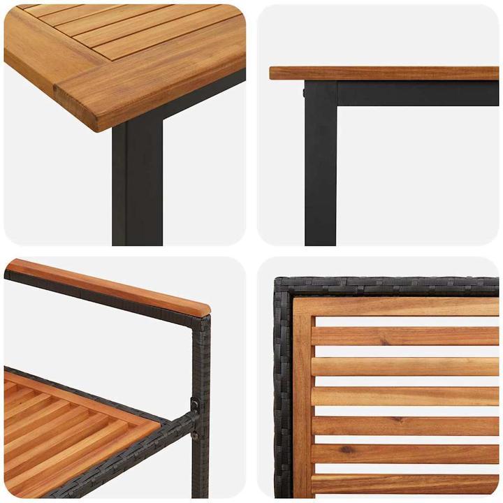 Image du produit vidaXL Gartenmöbel Set (160 x 80 x 75 cm)