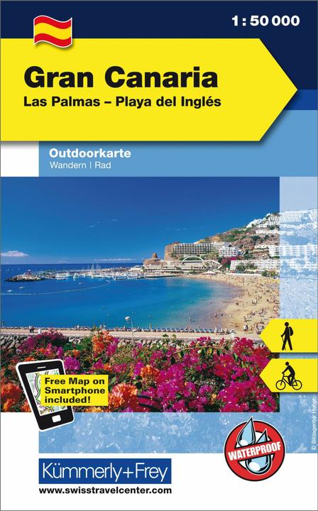 Produktbild Gran Canaria Outdoorkarte Spanien 1:50 000