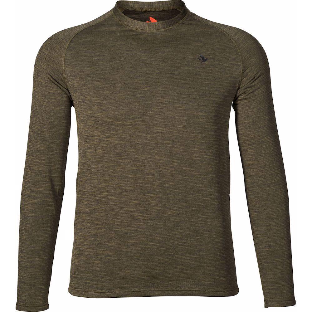 Seeland, Herren, Sportshirt, Active Langarmshirt (M), Braun, M