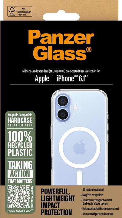 Produktbild PanzerGlass HardCase (Apple iPhone 16)