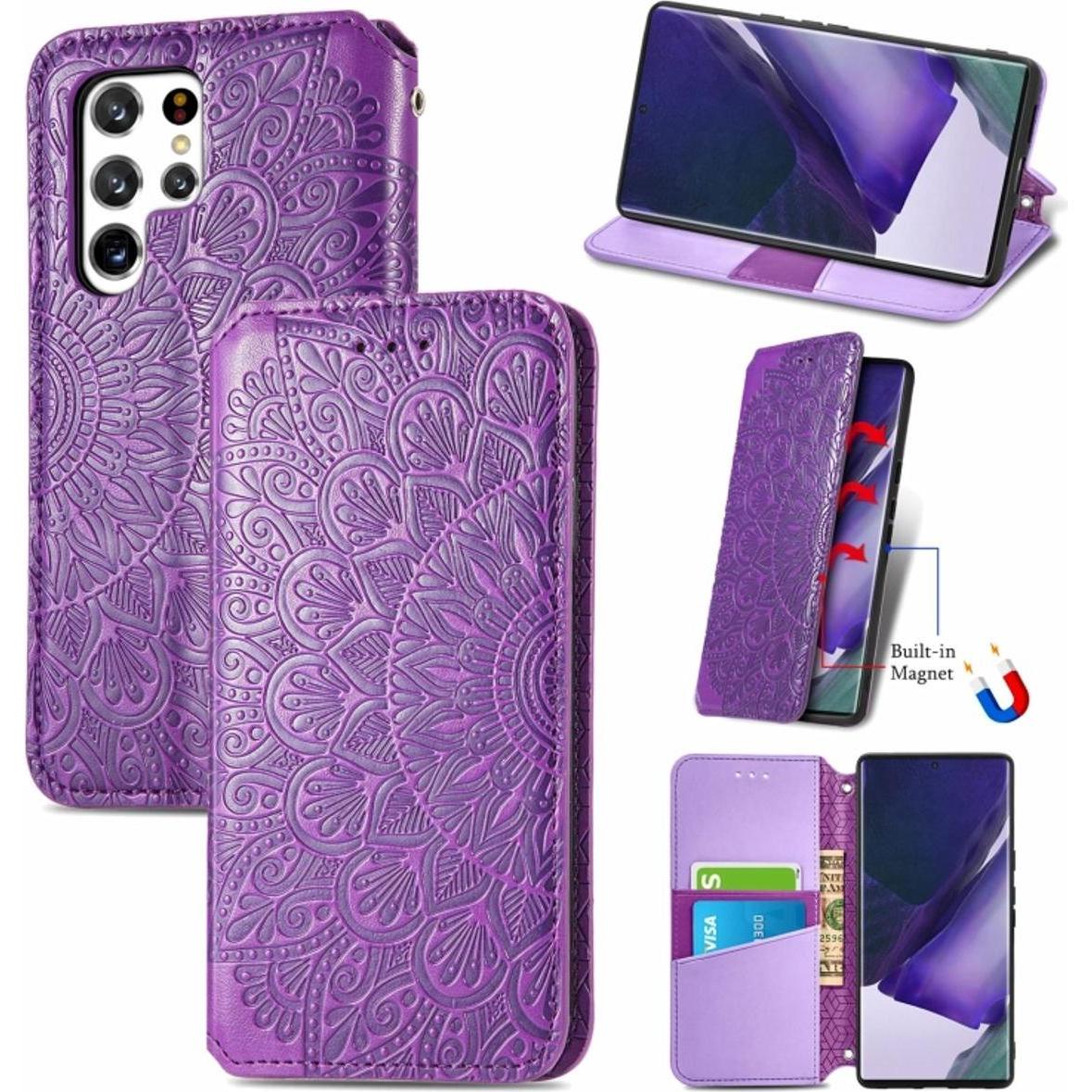 Thumbnail - König Design Hülle Handy Schutz für Samsung Galaxy S22 Ultra 5G Case Cover Tasche Etuis Neu (Samsung Galaxy S22 Ultra), ...
