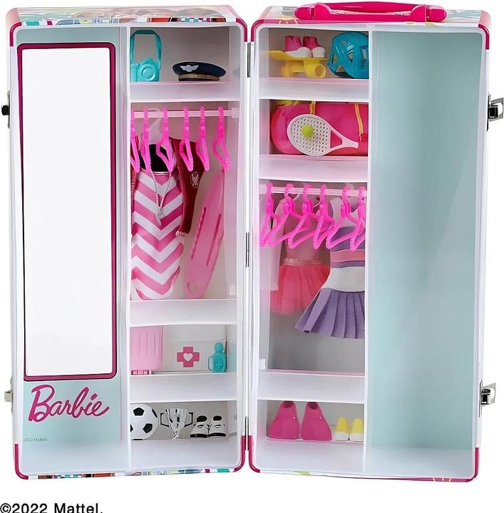 Actual product image Theo Klein Barbie Wardrobe Case