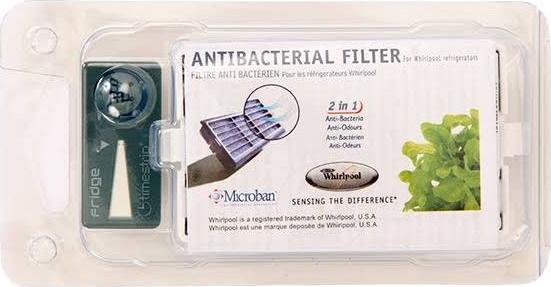 Actual product image Whirlpool 3 antibacterial air filters ANT001 / 481248048172