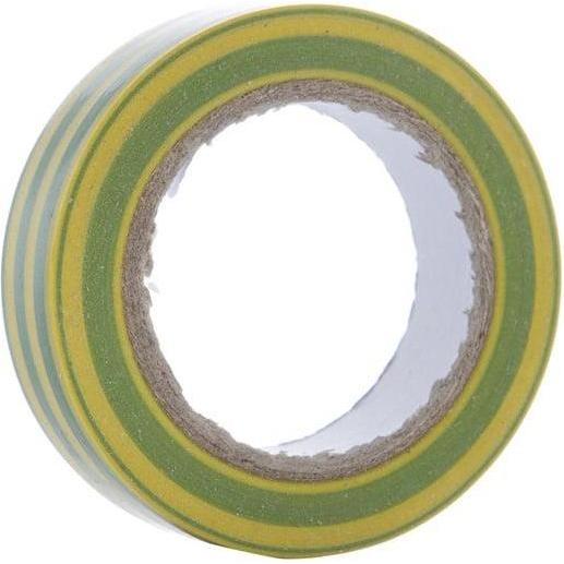 Bycom, Nastro adesivo, Insulating tape, 0.13 x 19 mm. 20 m. yellow/green (19 mm)