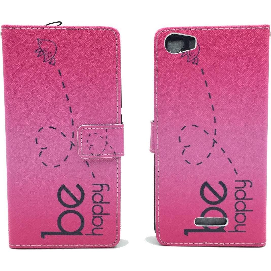 König Design Schutz Handy Hülle für Wiko Fever 4G Case Cover Tasche Wallet Etui Handyhülle (Wiko Fever 4G), Smartphone H...