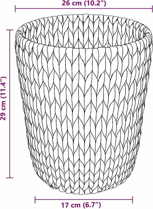 Actual product image vidaXL Abfallbehälter