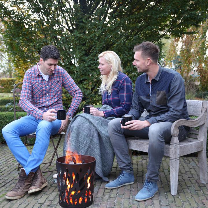 Actual product image Esschert Design Swedish fire basket rust (32 cm)