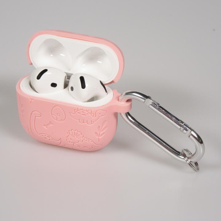 Actual product image PhoneLook Hülle Gravierte Silikon-Dinosaurier und Blumen (Headphone sleeve)