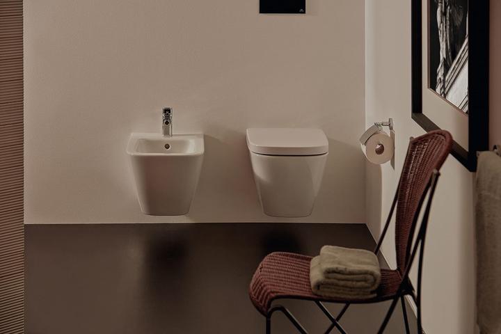 Productafbeelding Ideal Standard IDS wandbidet compact i.life S 355x480x300mm Wit
