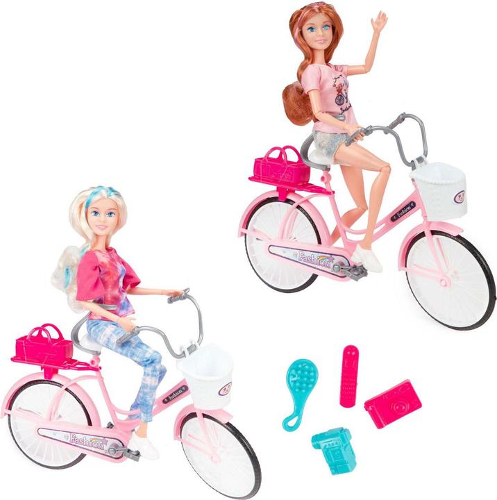 Toi-Toys Lauren on bicycle assorted