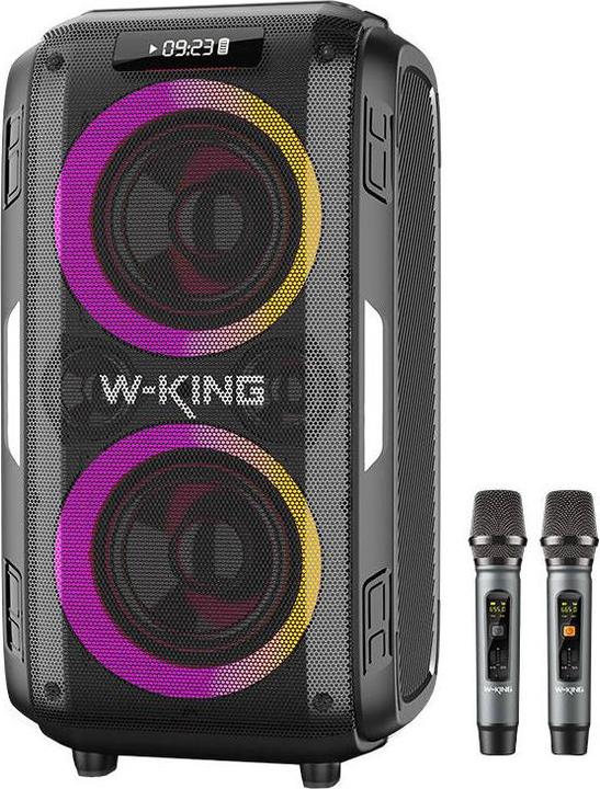 Actual product image W-king Wireless Bluetooth Speaker T9 Pro 120W (black) (Active, 1x 120 W)