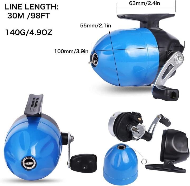 Image du produit Sougayilang Kinder Teleskop-Angelruten-Set (Kit de pêche, 150 cm)