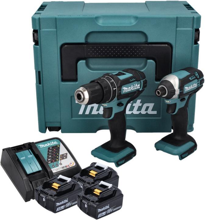 Actual product image Makita DLX 2131 JX1 (Rechargeable battery operated)