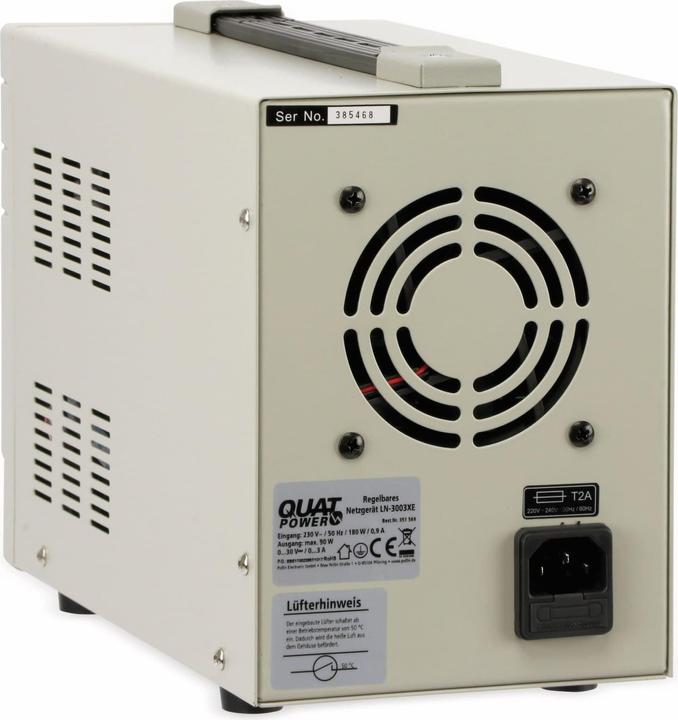 Produktbild QuatPower Netzgerät LN-3003XE, LED 0...30V-, 0...3A, Buchsen/Klemmen