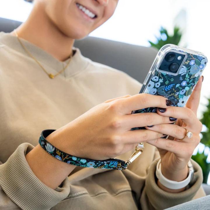 Actual product image Case-Mate Rifle Paper Co mobile phone strap