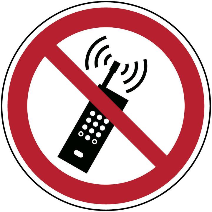 Image du produit Brady Panneau de sécurité ISO - Portable interdit