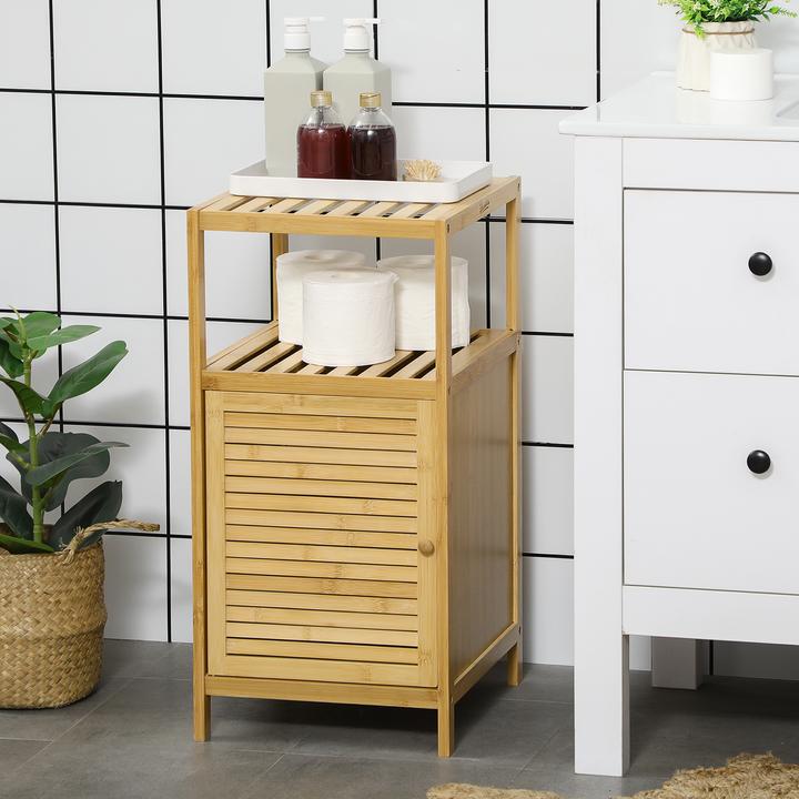 Immagine prodotto Kleankin Armadietto da bagno con uno scomparto aperto e anta a persiana