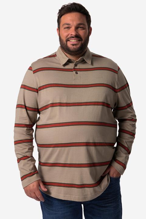 Immagine prodotto John F. Gee Poloshirt, Langarm, Ringel (6XL)