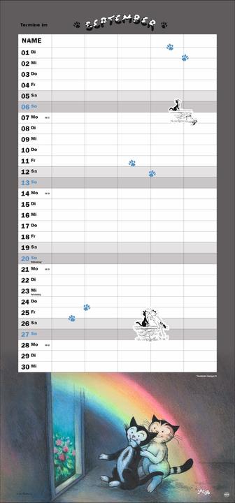 Actual product image Heye Familienplaner (21 x 45 cm)
