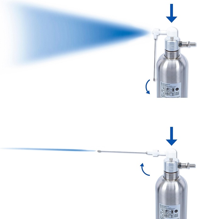 Actual product image BGS Compressed air spray bottle | stainless steel | rustproof | 650 ml