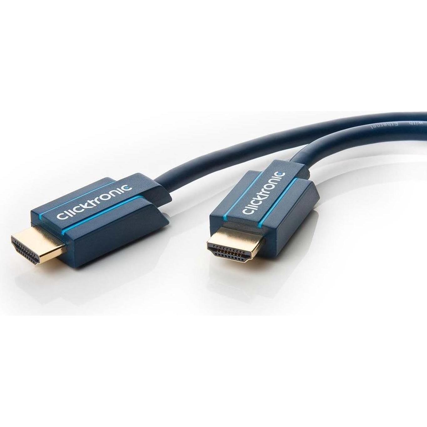 Goobay Clicktronic High Speed HDMI Kabel Ethernet (5 m, HDMI), Video Kabel