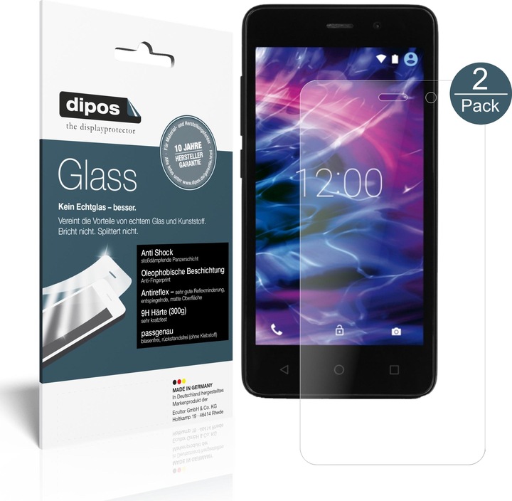 Produktbild Dipos Displayschutz Anti-Shock (2 Stück, Medion Life E4504)
