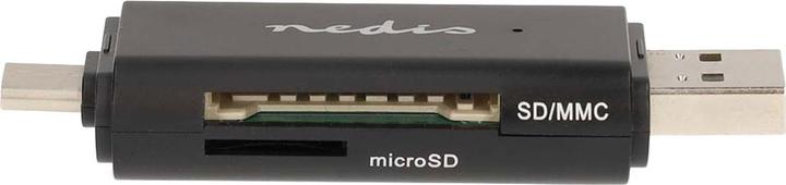 Actual product image Nedis Kartenleser | microSD (TF) / microSDHC (TF) / microSDXC (TF) / SD / SDHC / SDXC | USB 2.0 (USB 2.0)