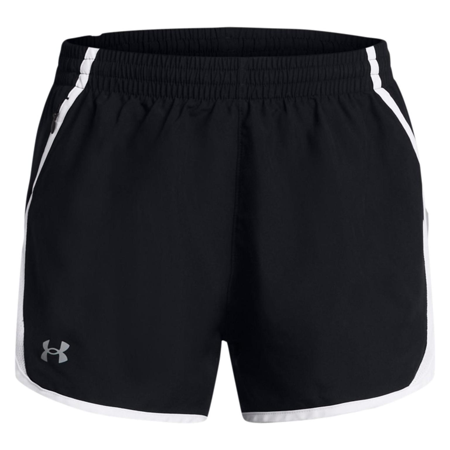 Under Armour, Damen, Sporthose, Fly By 3" Short Damen (L), Schwarz