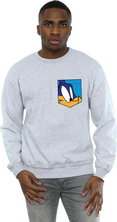 Immagine prodotto Looney Tunes Road Runner Face Faux Pocket Felpa Uomo (M)