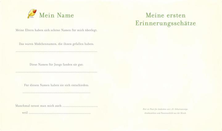 Produktbild Die kleine Spinne Widerlich - Mein Babyalbum