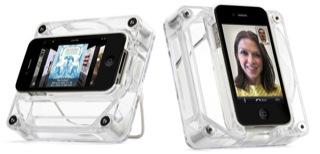 Actual product image Griffin AirCurve Play Amplifier for iPhone 4/4S Transparent