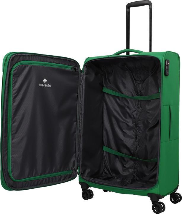 Image du produit Travelite Rügen 4 roues trolley L 78 cm avec soufflet extensible (90 l)