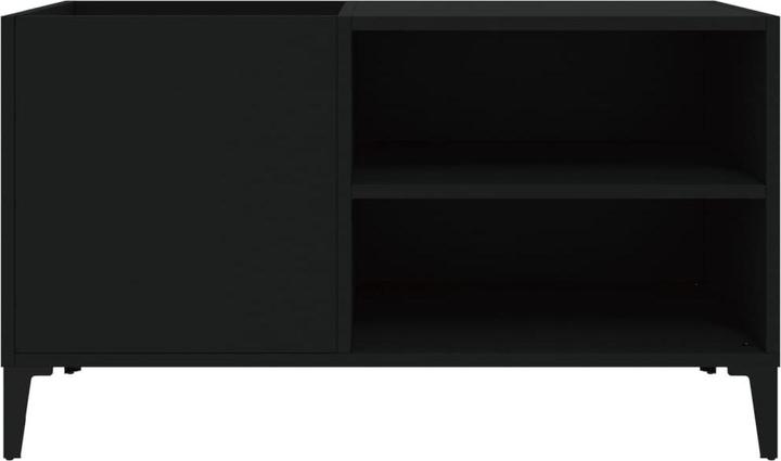 Produktbild VidaXL Plattenschrank Schwarz 84,5x38x48 cm Holzwerkstoff (84.5 x 38 x 48 cm)