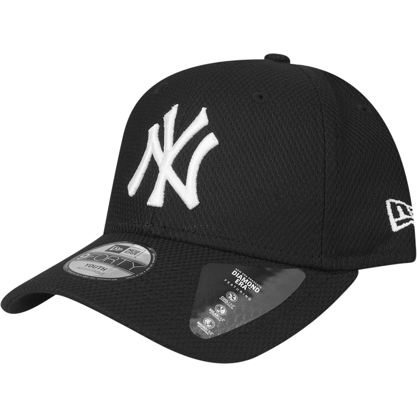 New Era, Jungen, Cap, Kinder Cap DIAMOND 9FORTY NY Yankees schwarz Infant, Schwarz, (49, 48 C, 50 C)
