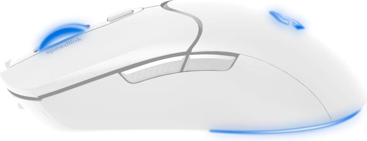 Actual product image Speedlink VELOX Rechargeable RGB Gaming Mouse - Wireless, white (Cable, Wireless)