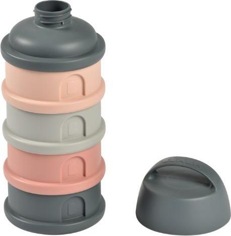Productafbeelding Beaba Melkpoederblik 4 stuks grijs/roze