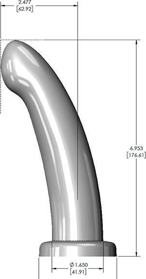 Produktbild Fleshlight HerSpot Dildo Golden Rose Large