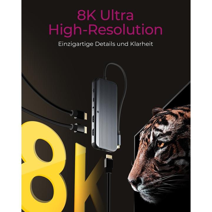 Produktbild Icy Box IB-DK4060-CPD (USB-C, 12 Ports)