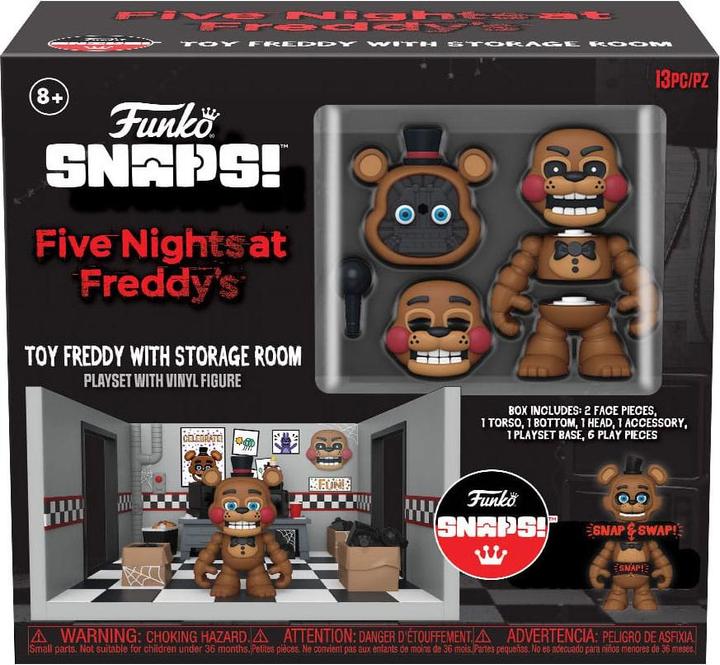 Funko Five Nights at Freddy's Playset avec figurine Snap Freddy's