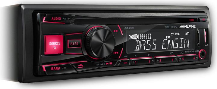Actual product image Alpine CDE-180RR (Red)