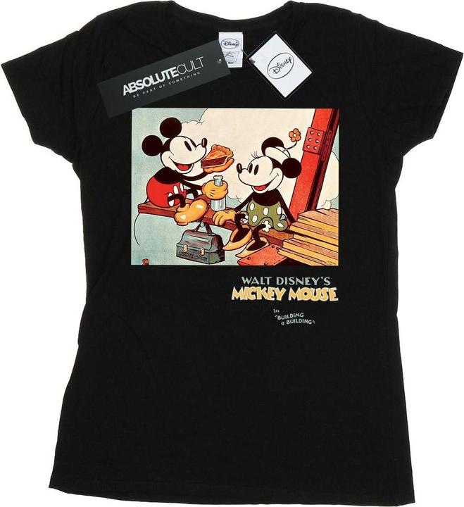 Image du produit Disney - T-shirt MICKEY MOUSE BUILDING A BUILDING - Femme (S)