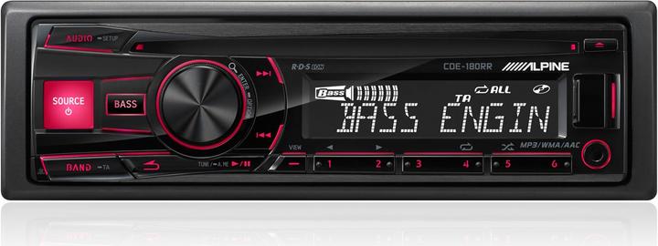 Actual product image Alpine CDE-180RR (Red)