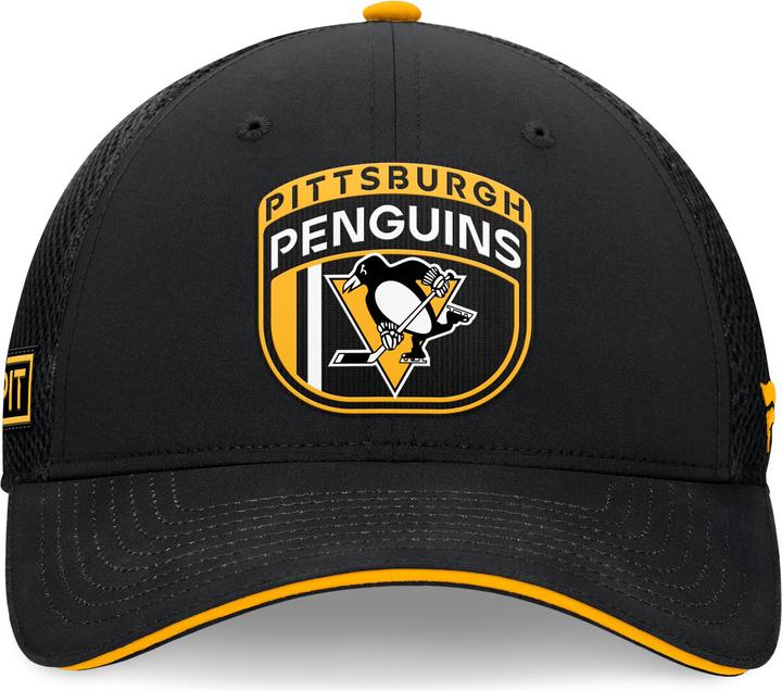Actual product image Fanatics Authentic Pro Draft Structured Trucker Pittsburgh Penguins
