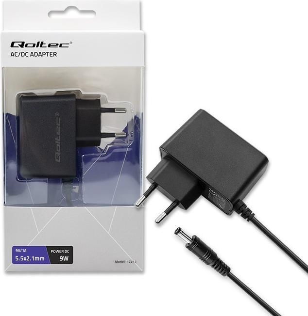 Produktbild Qoltec Netzgerät 9W | 9V | 1A | 5.5*2.1