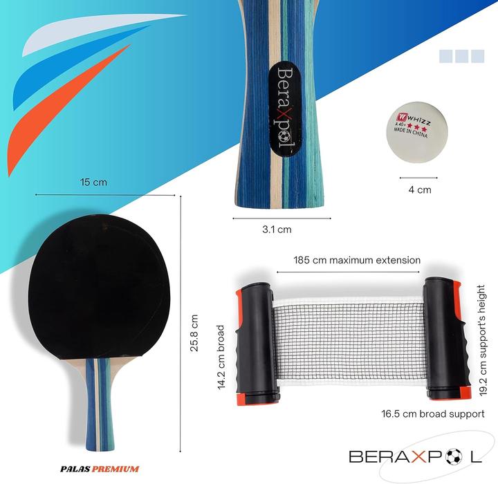 Actual product image Beraxpol Tragbares Tischtennis-Set